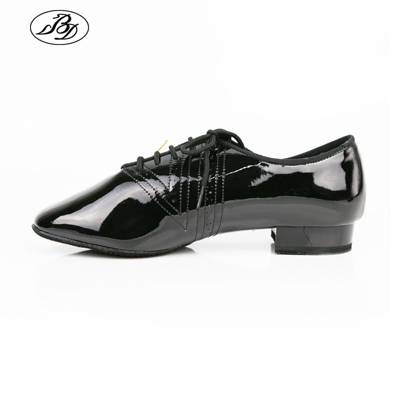 Patent Leather Shine - Novo modelo masculino sapatos de dança