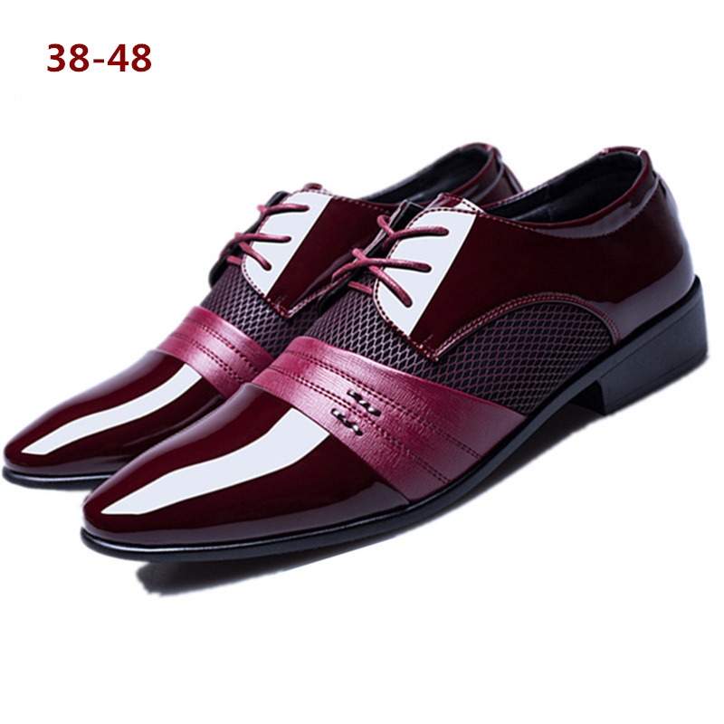 Patent Leather Shine - Sapatos de couro envernizado para homem