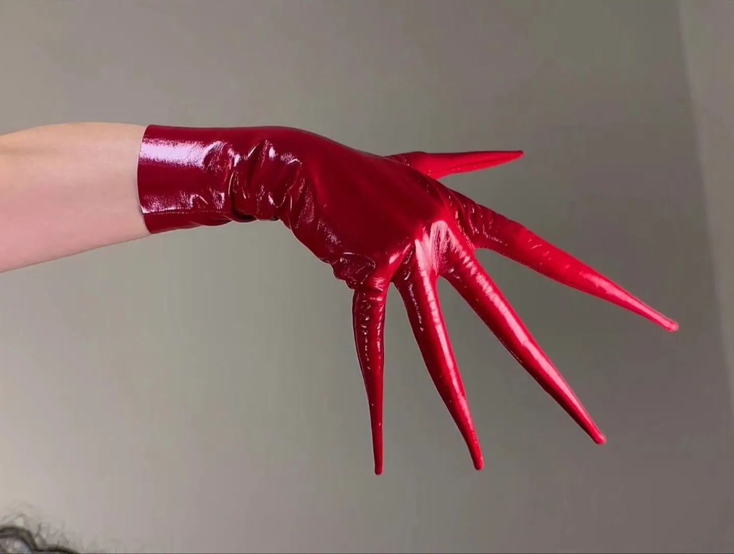 Brilho vermelho garra luvas de - Patent Leather Shine avaliação e preço