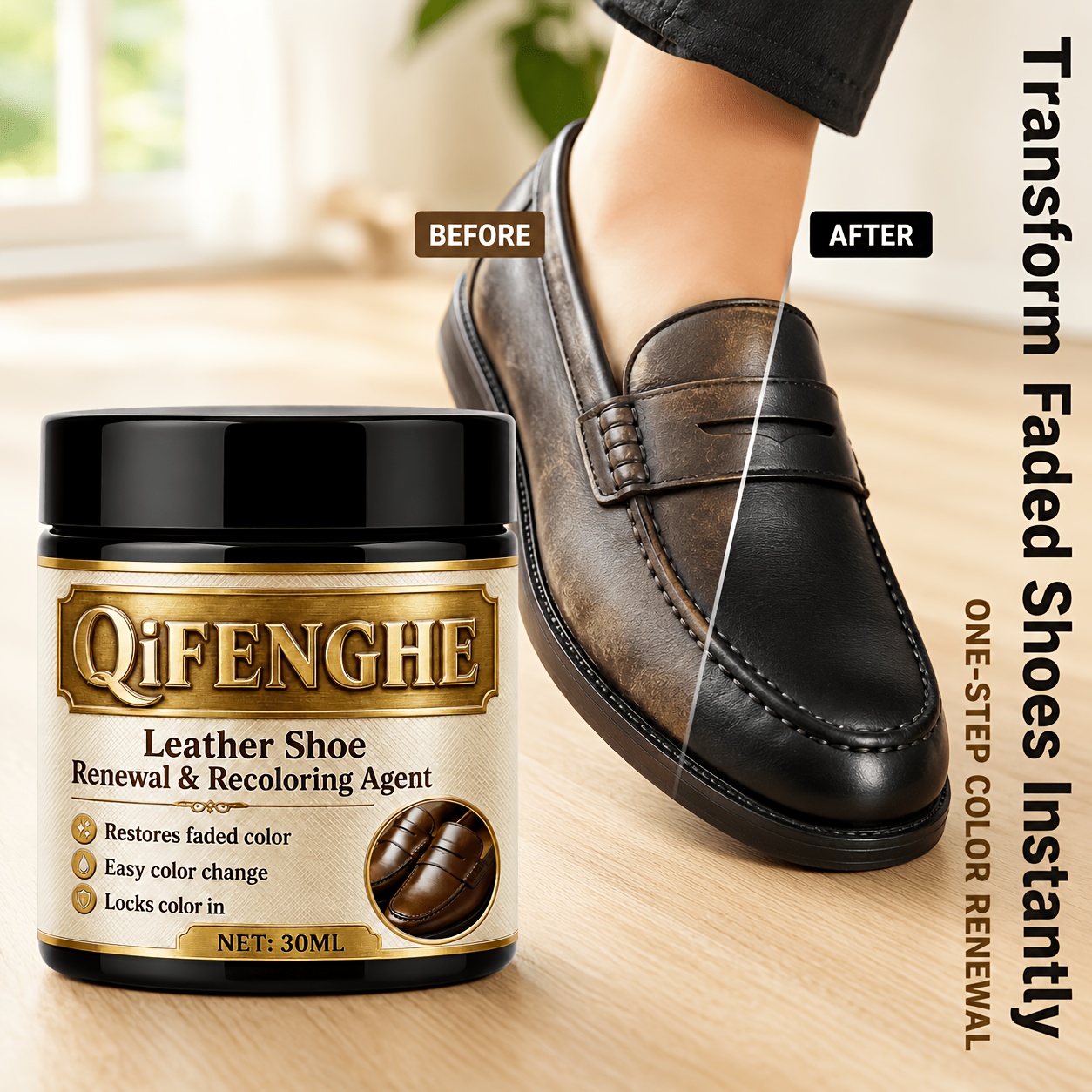 Creme Restaurador e Colorante  - Shoe Polish Cream avaliação e preço